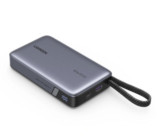 UGREEN Powerbank 20000mAh PB550 67W USB + USB-C wbudowany kabel - 1488869 - zdjęcie 2